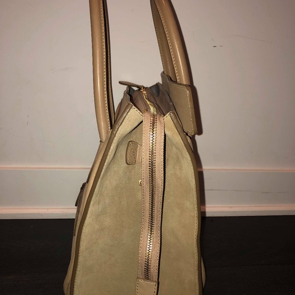 Céline Mini Luggage Handbag-Suede/Smooth Calfskin - Picture 3 of 7